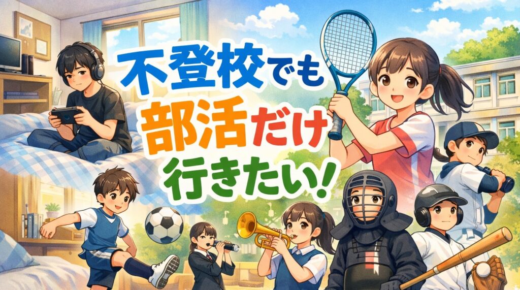 不登校でも部活だけ行きたい